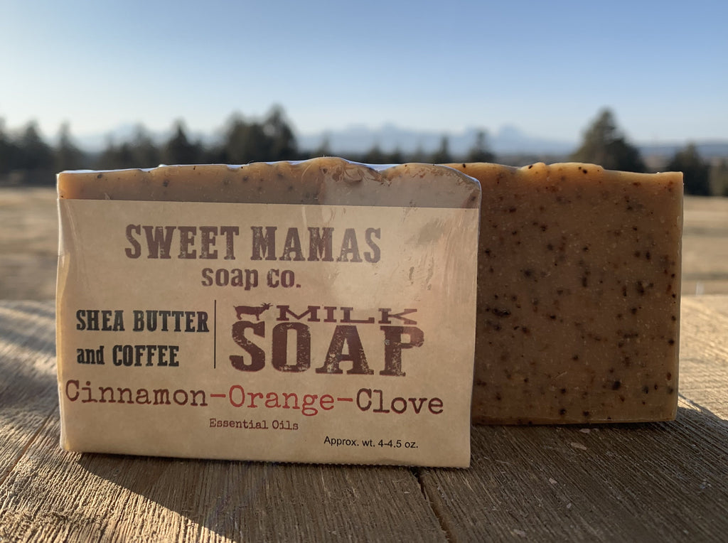 Cinnamon-Orange-Clove with Coffee Grinds for Exfoliation