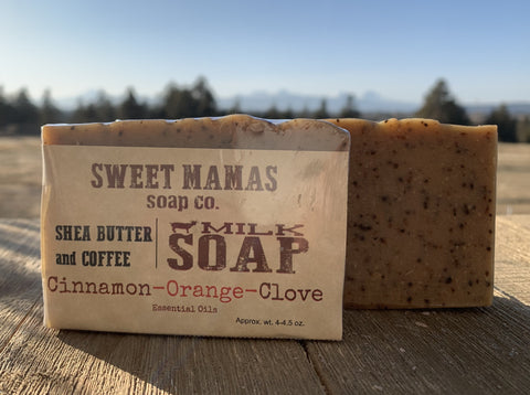 Cinnamon-Orange-Clove with Coffee Grinds for Exfoliation